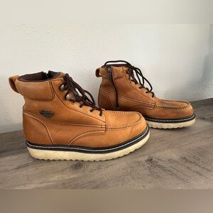Harley-Davidson Men's Brown Leather Boots